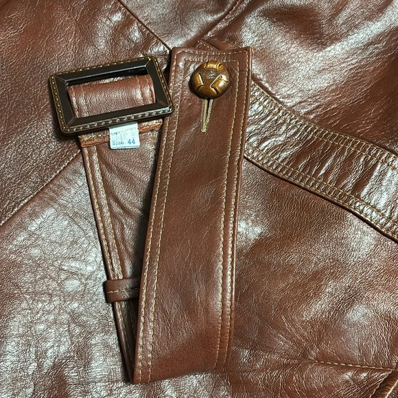 Grais vintage leather coat - Picture 8 of 8